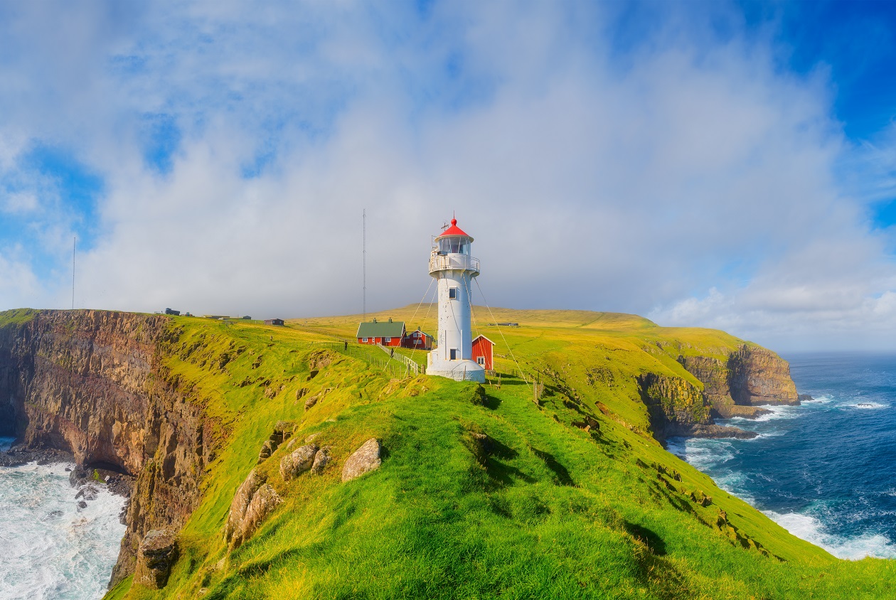 Lighthouse by the sea