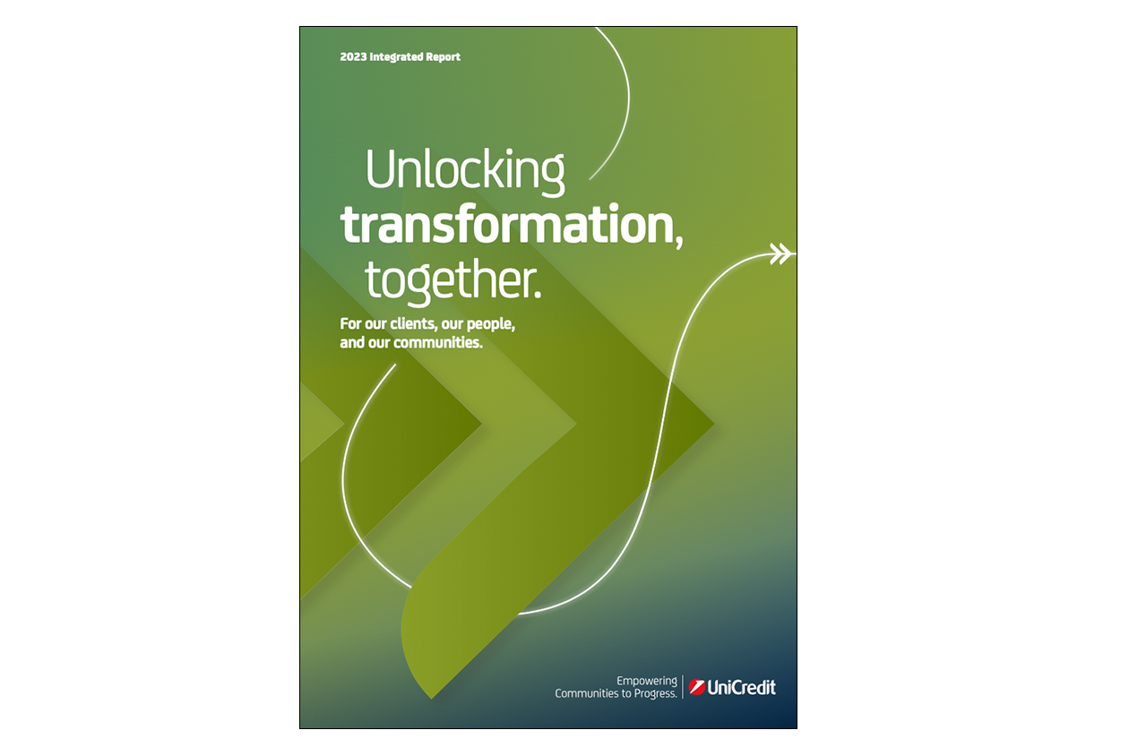 Cover of the UniCredit 2023 Integrated Report